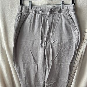Old navy wide leg linen Gray Casual Pants